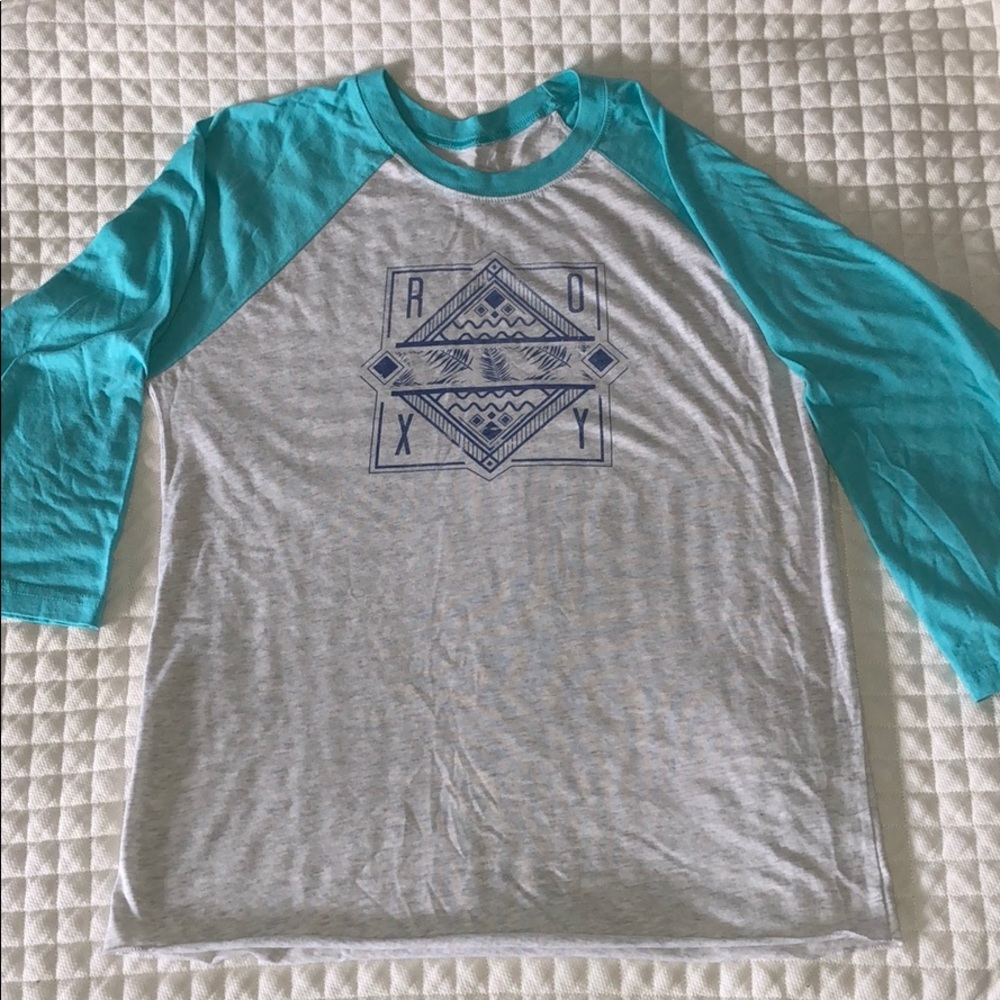 3/4 Sleeve Roxy T-shirt, Baseball Cut